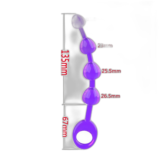 Ribbed Anal Beads