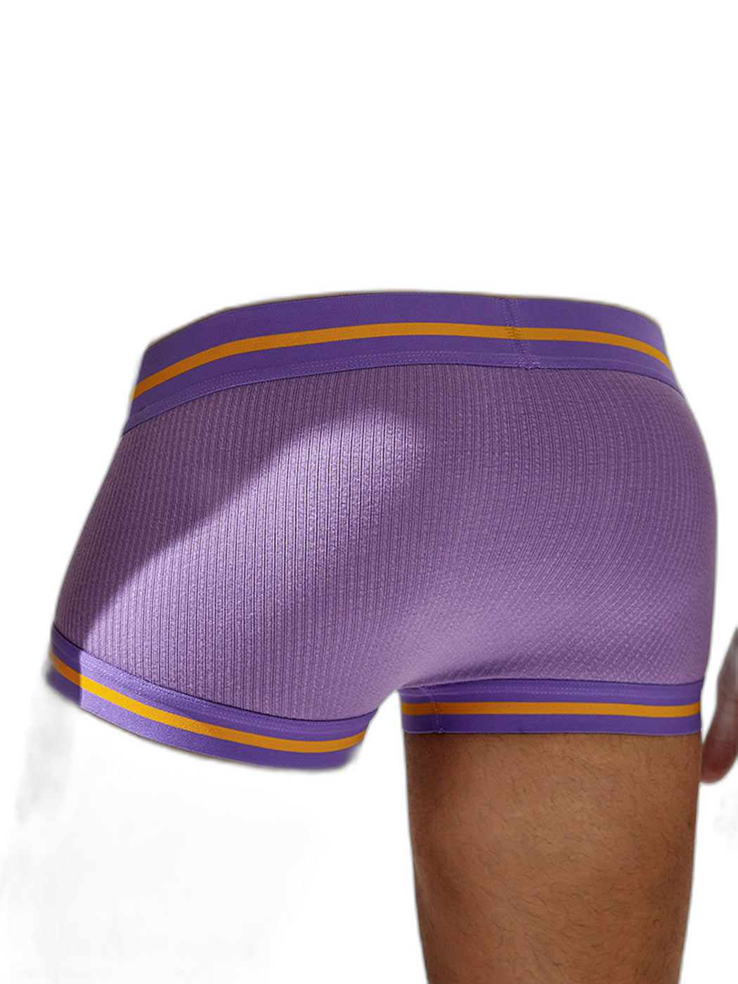 2 Pack Men's Spliced Color Trunks with Functional Fly