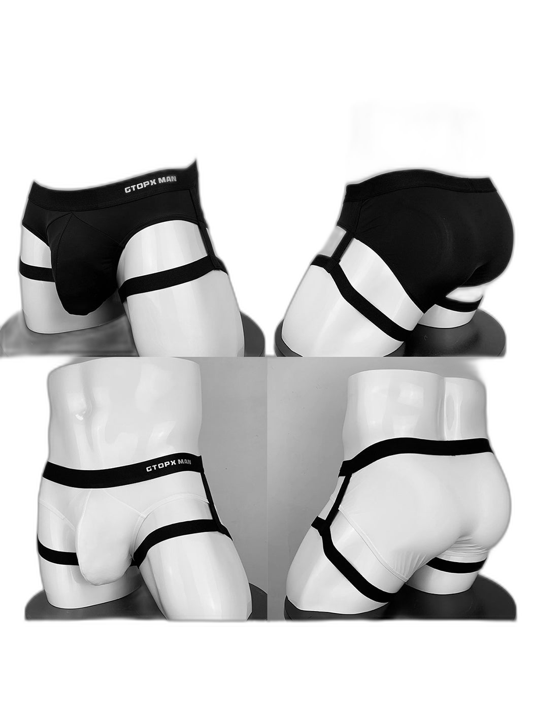 Men's Sexy U Convex Garter Briefs