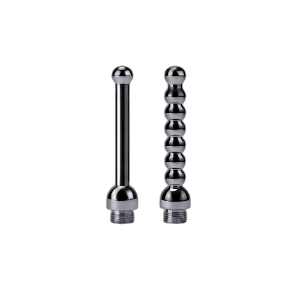Prowler RED Shower Heads Douche Nozzles 2 Pack Silver