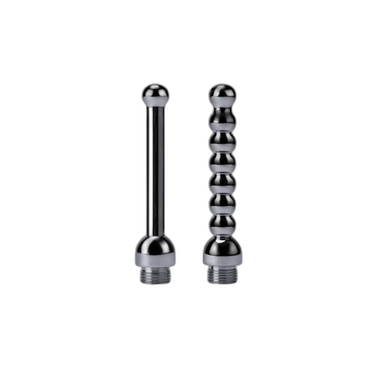 Prowler RED Shower Heads Douche Nozzles 2 Pack Silver
