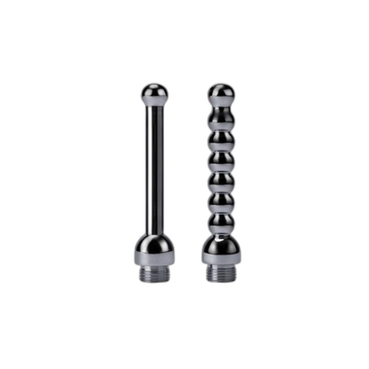 Prowler RED Shower Heads Douche Nozzles 2 Pack Silver