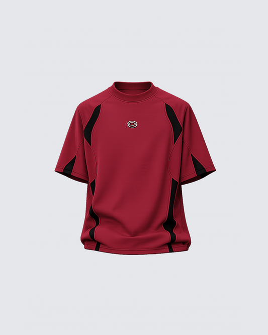 Contrast Panel Sport T-Shirt