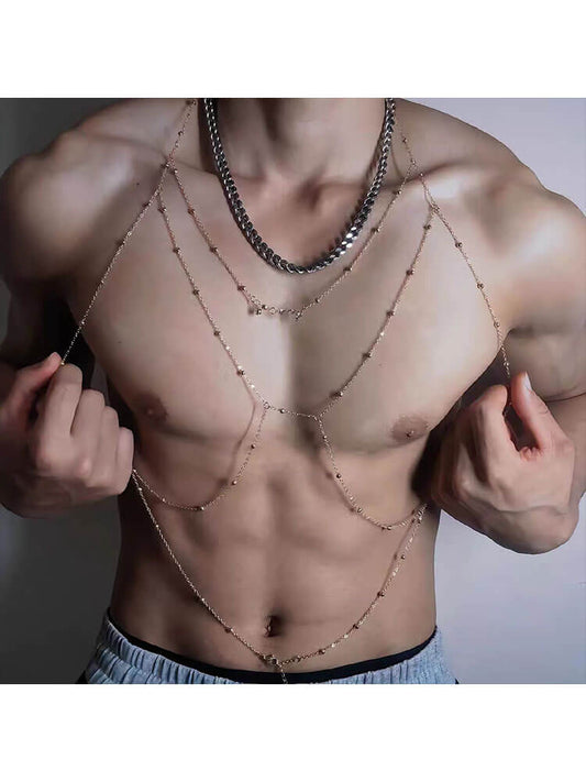 Sexy Cutout Alloy Body Chain