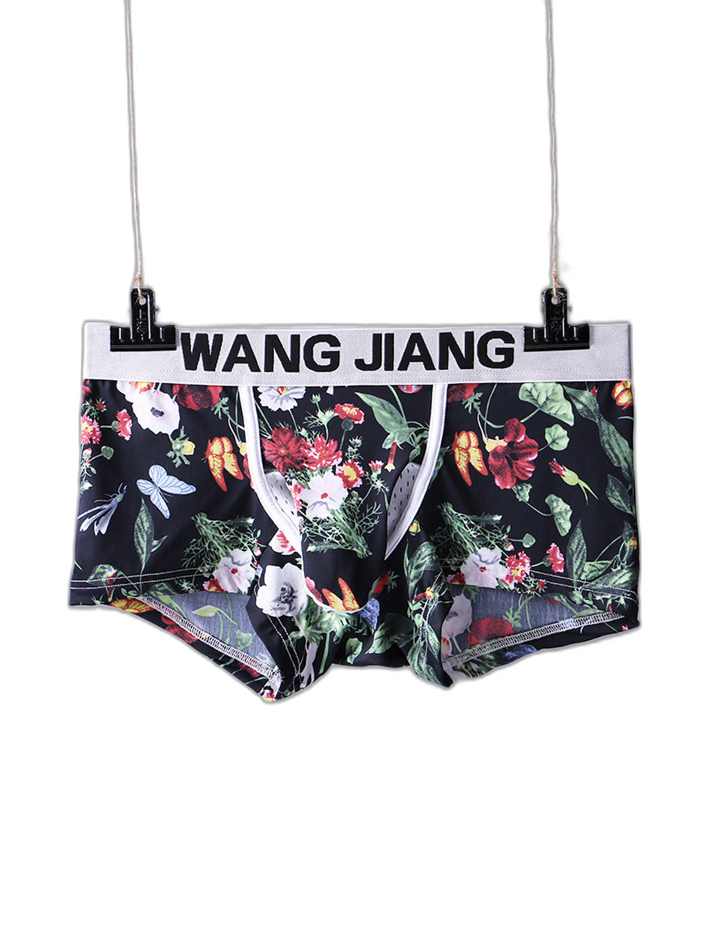 3 Pack Men's Ice Silk Trunks with Separated Pouch Design