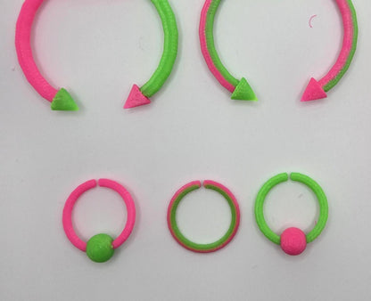 3D Printed Pup Hood Eyebrow Piercing