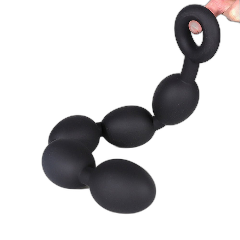 ELITE Liquid Silicone EGG Anal Balls Medium
