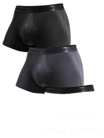 3 Pack Men's Separated Pouch Mesh Support Trunks