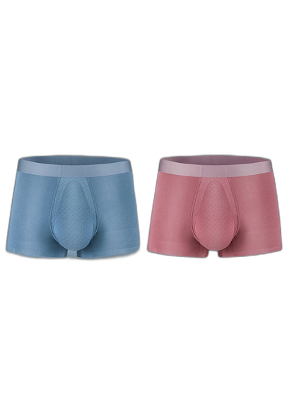 Men's Seamless Trunks with Organic Latex Support Cup