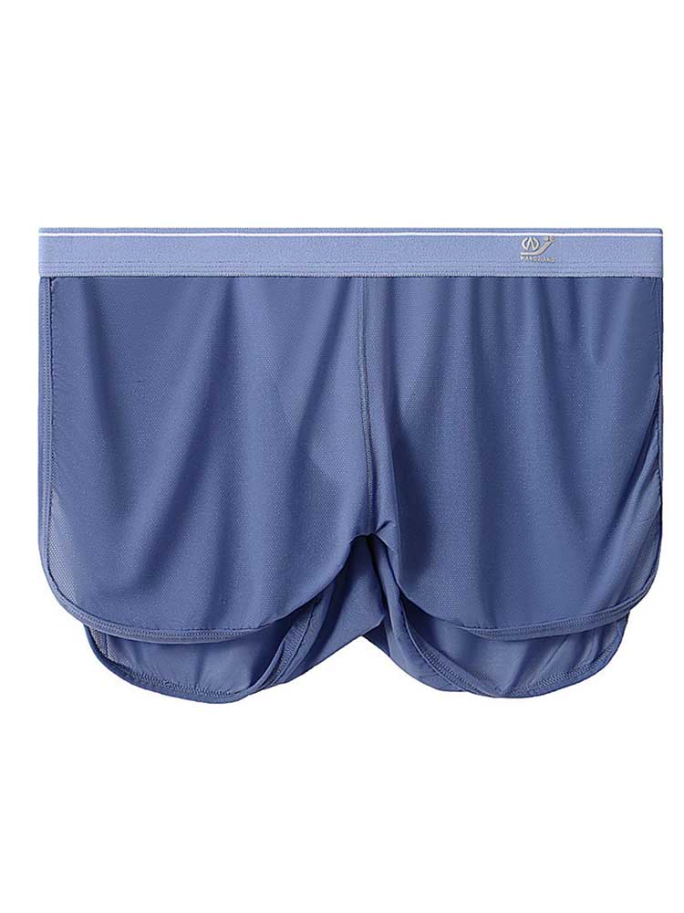 Men's Summer Ice Silk Mesh Pajama Pants Briefs