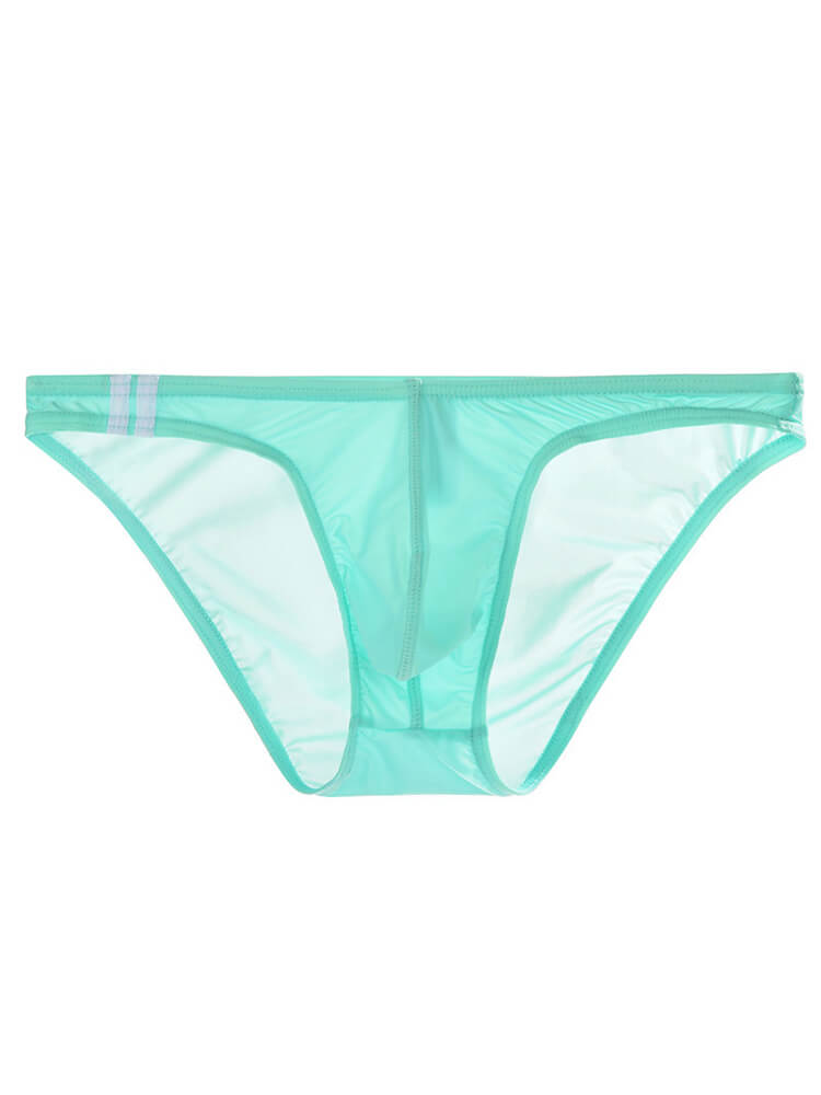 Men's Low-Rise Solid Sexy U-Convex Pouch Briefs
