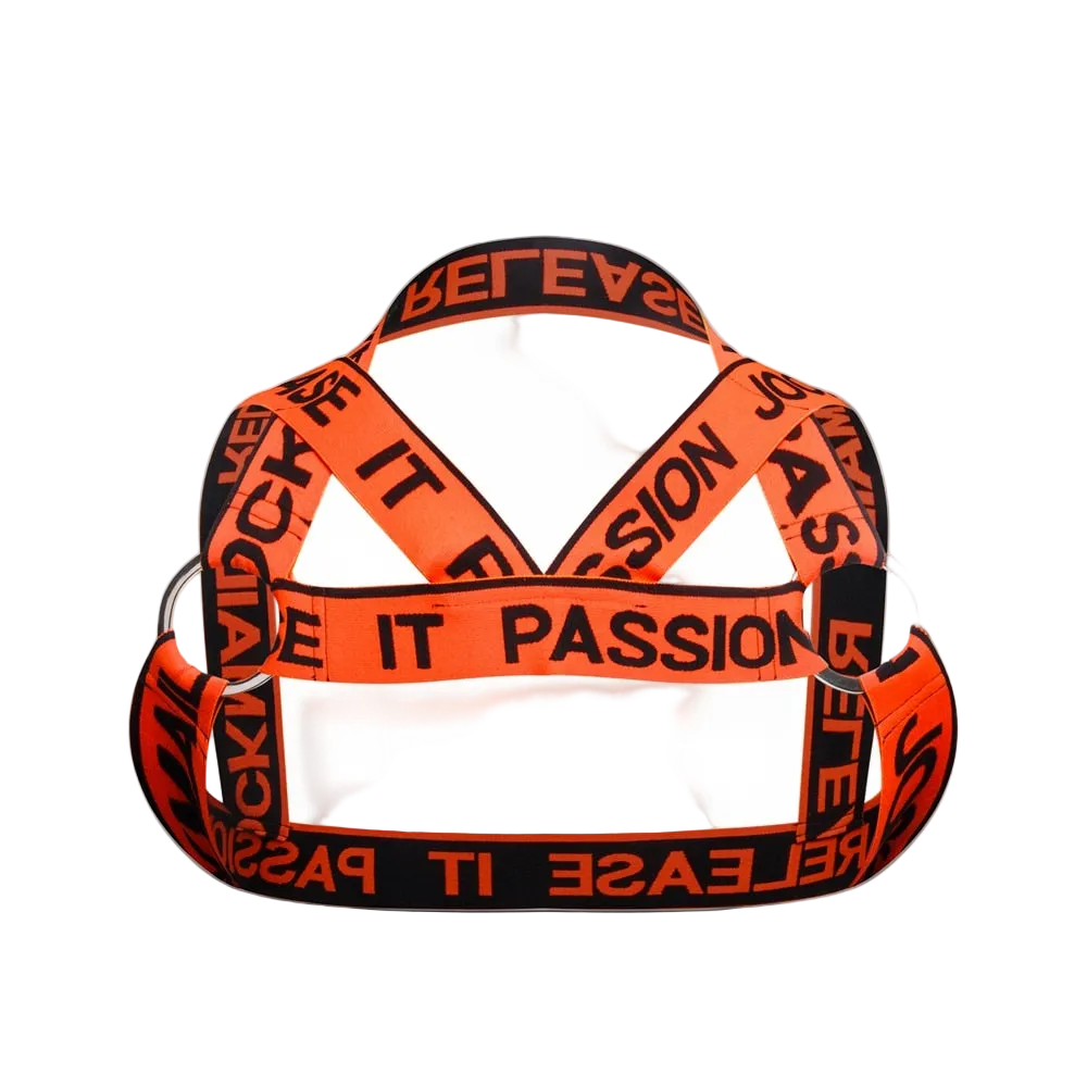 Jockmail Neon Release It Passion Elastic Chest Harness