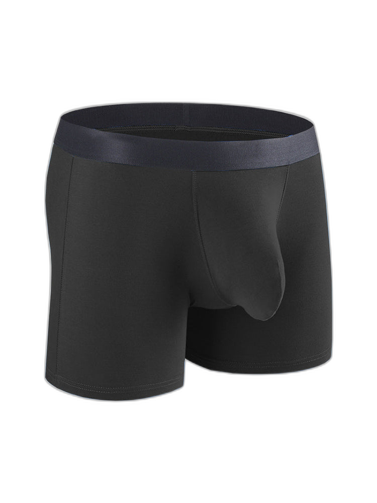 Men's Separate Big Pouch Long Boxer Briefs