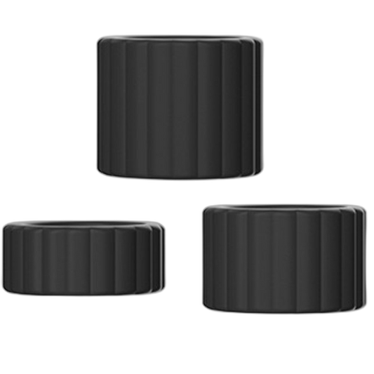 ruff GEAR Silicone Cock and Ball Ring Set