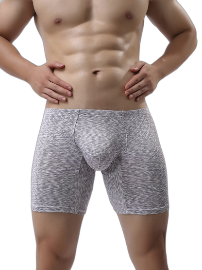 Men's Sport Anti-chafing Large Pouch Boxer Briefs
