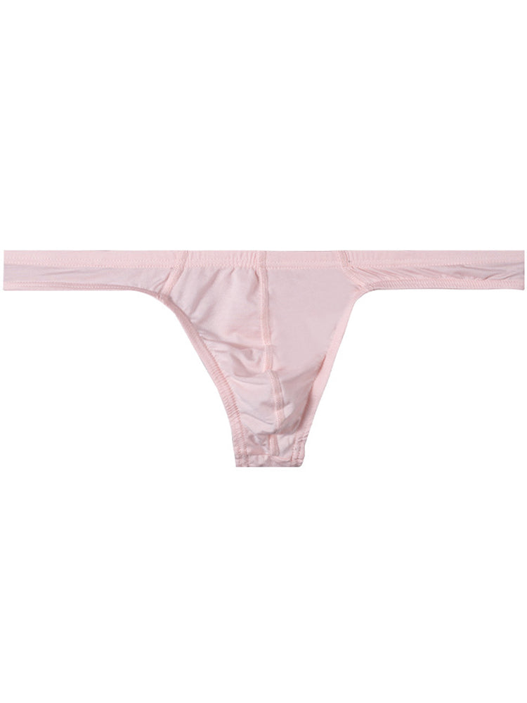 Modal Sexy Solid Low Waist Thong