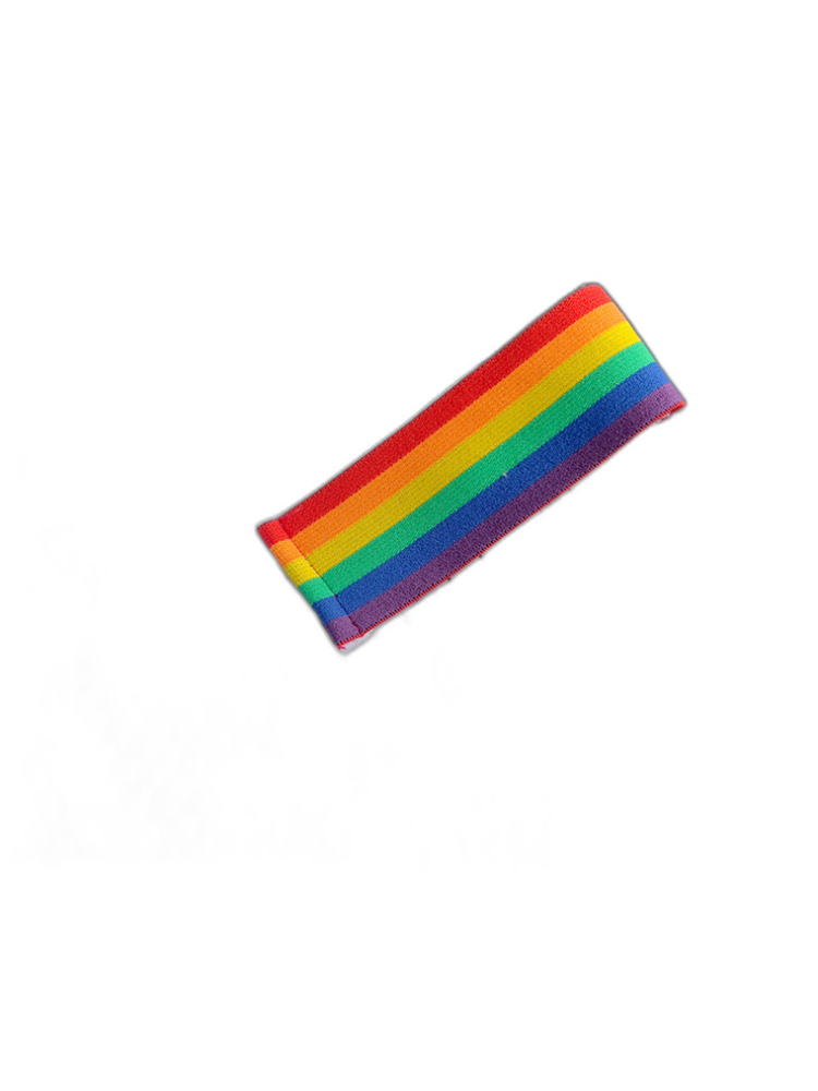 Men's Sexy Rainbow Pride Mesh Bikini