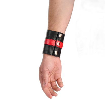 Prowler RED Leather Wrist Wallet Black Red