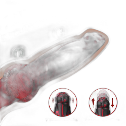 Houndcore - Thrusting Silicone Dildo - Fantasy Knotted Dildo