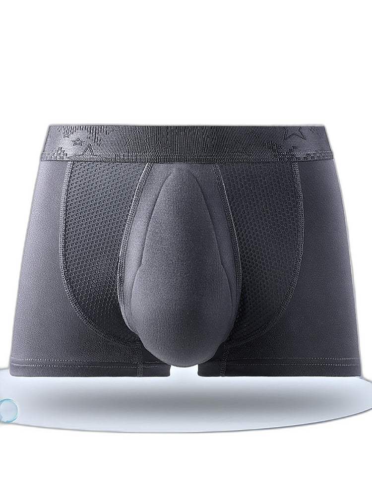 3 Pack Men’s Breathable 3D Pouch Trunks