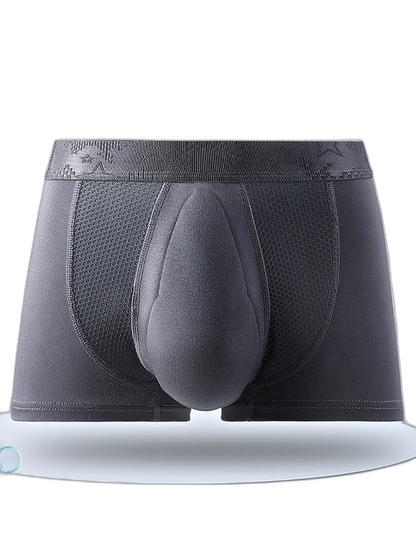 3 Pack Men’s Breathable 3D Pouch Trunks