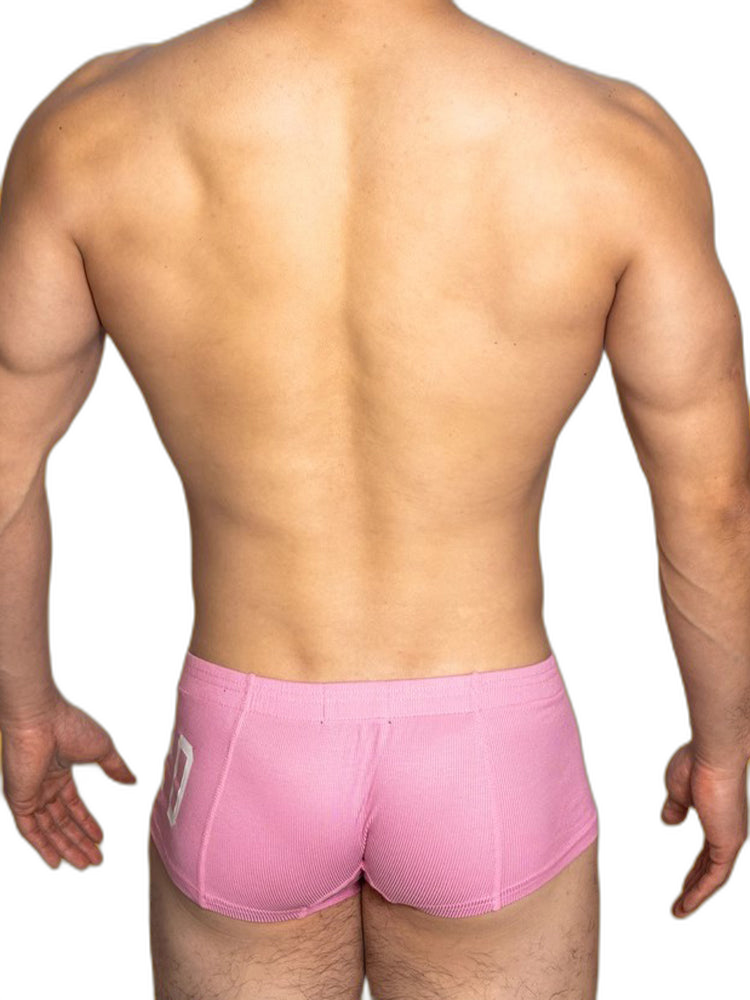 2-pack Men's Solid Color Comfortable Button-down Trunks