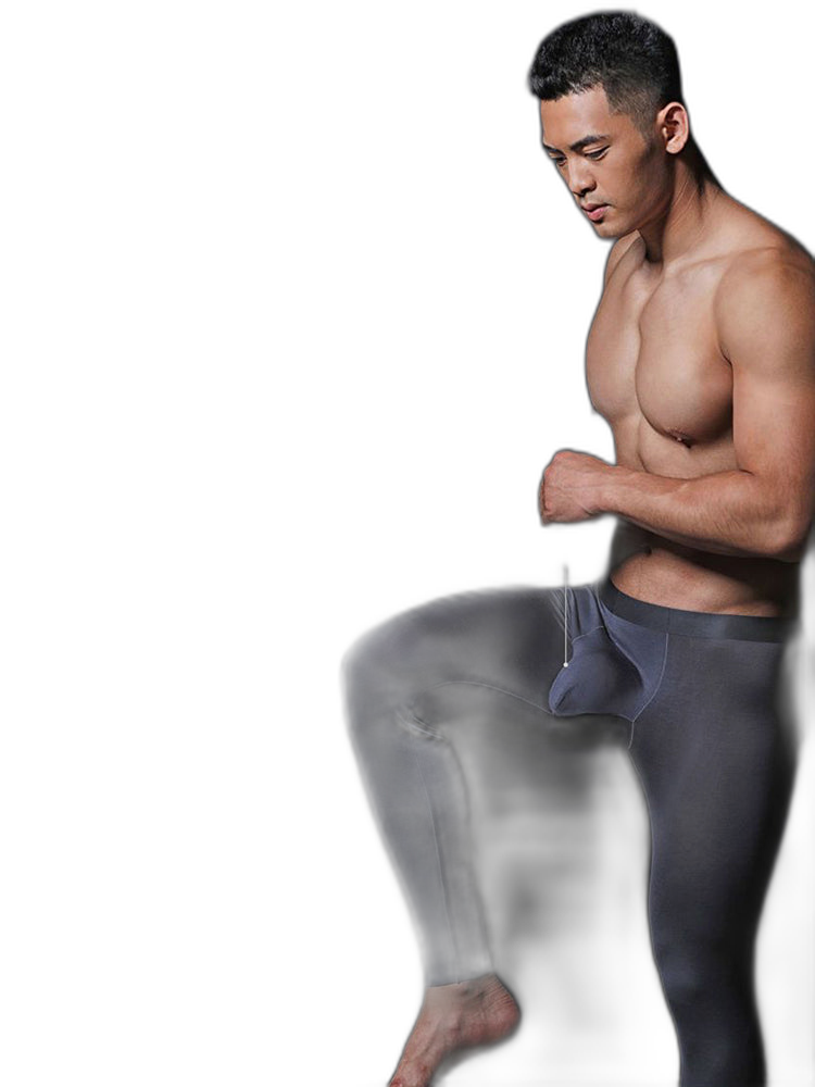 Two-in-one Antibacterial Inner Crotch Long Johns Underwear