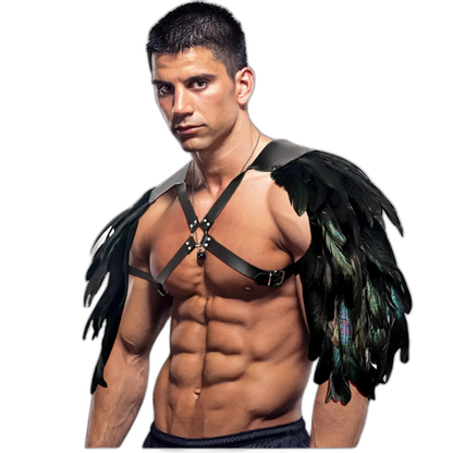 Feather Renaissance Dark Harness Costume