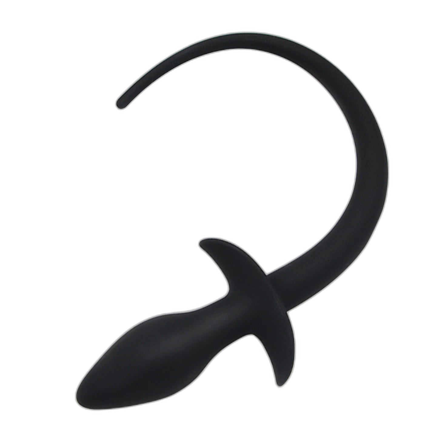 ruff GEAR Silicone Swirl Pup Tail Black