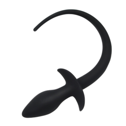 ruff GEAR Silicone Swirl Pup Tail Black