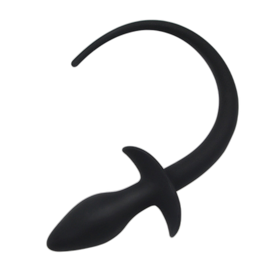 ruff GEAR Silicone Swirl Pup Tail Black