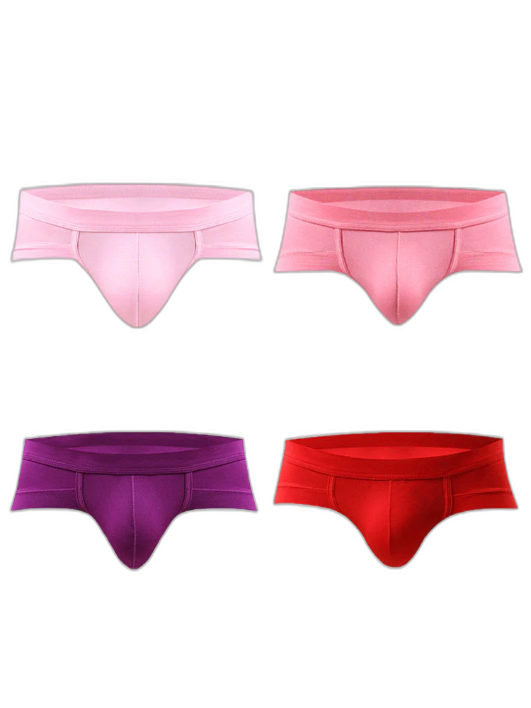 4 Pack Modal Soft Breathable Support Pouch Underwear