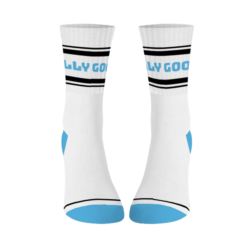 SILLY GOOSE Cotton Crew Socks Mid-length