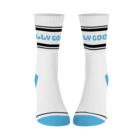 SILLY GOOSE Cotton Crew Socks Mid-length