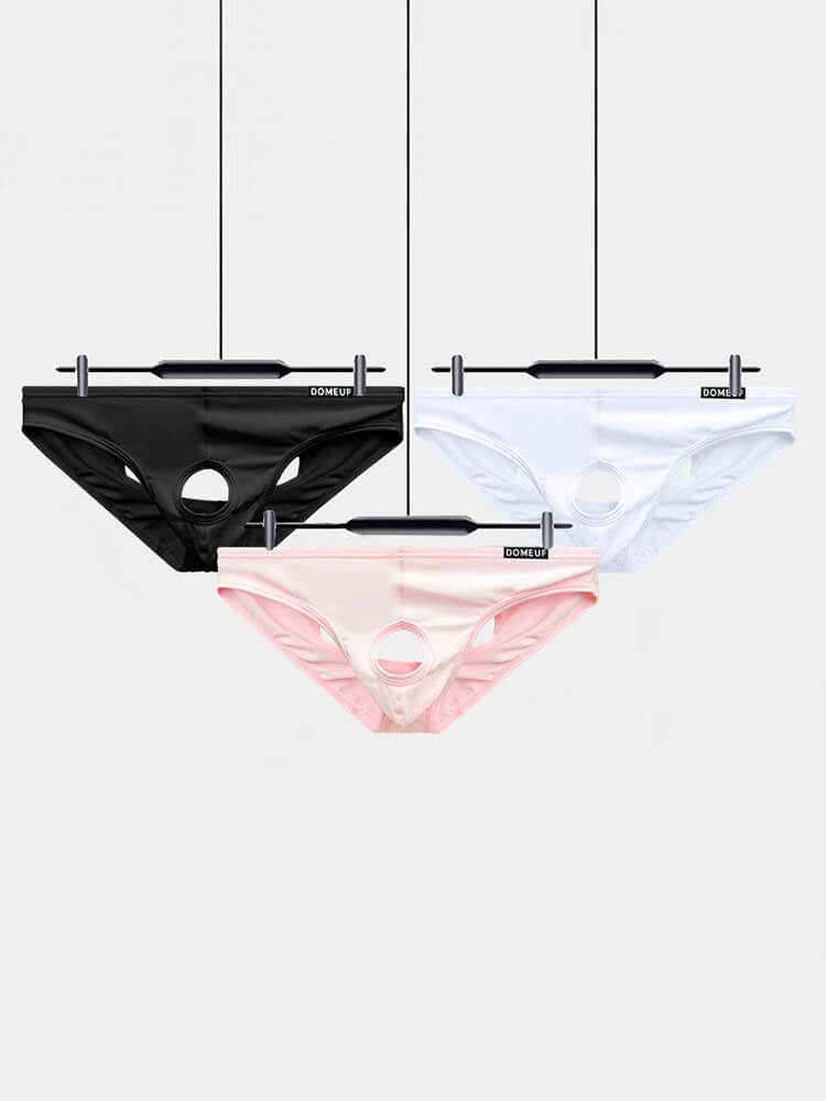 Men's Front Back Hollow Design Hip Lifting Briefs