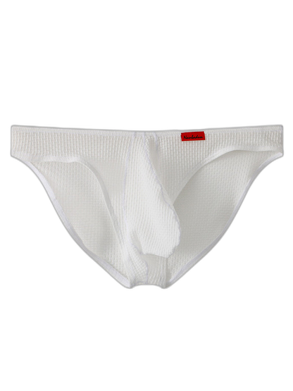 3 Pack Men's Ice Silk High-Elastic Breathable Briefs for Sports