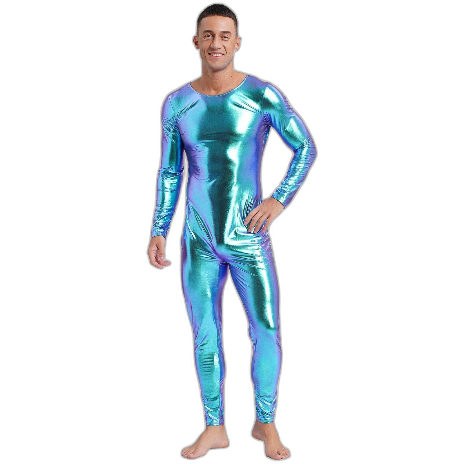 Galactic Vogue Metallic Bodysuit