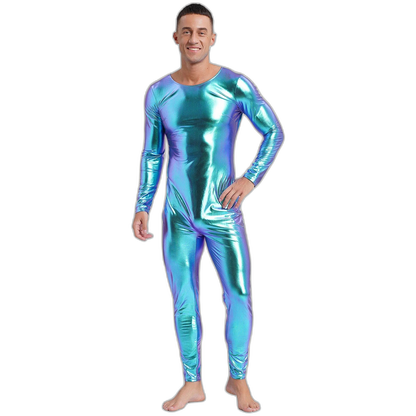 Galactic Vogue Metallic Bodysuit