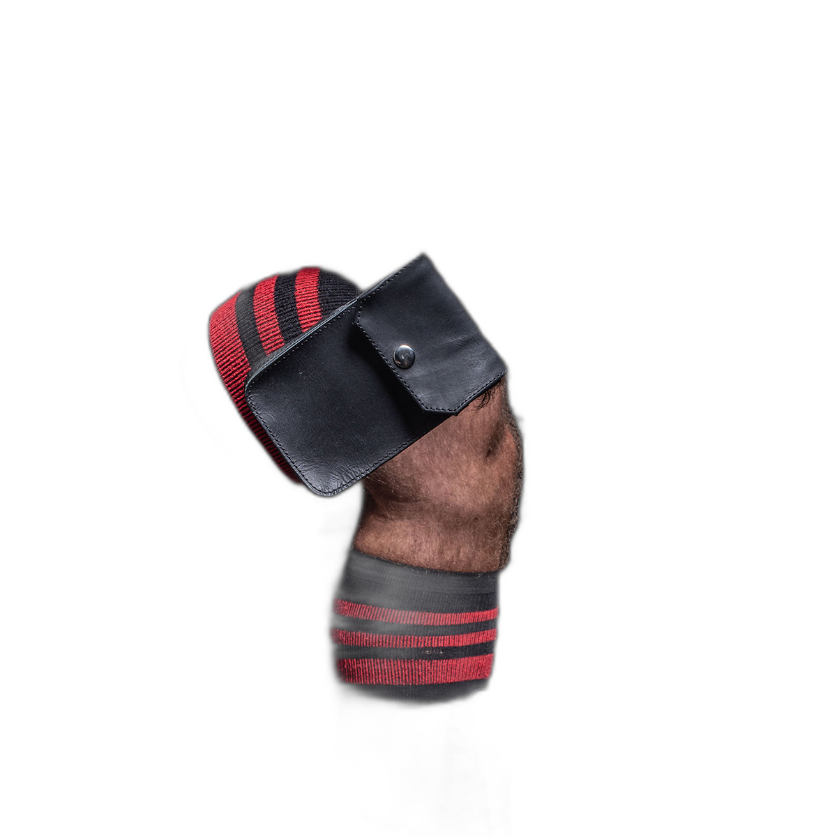 Prowler RED Leather Belt Pouch Wallet Black Large