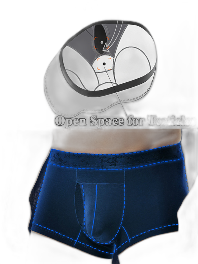 4 Pack Men’s Support Pouch Trunks With Functional Fly