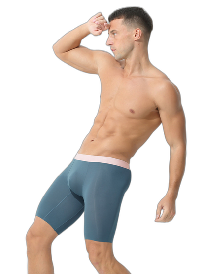 2 Pack Men's Active Flyless Boxer Briefs