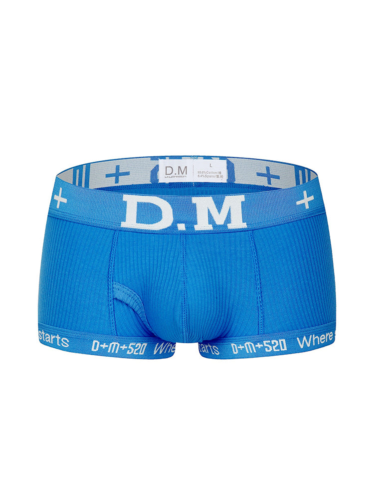 D.M Low Waist Sexy Cotton Comfort Capsule Boxer Briefs
