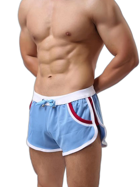 2 Pack Drawstring Leisure Men's Loose Boxer Shorts