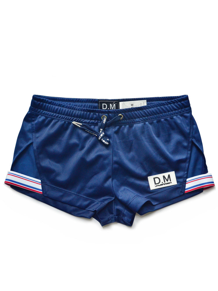 D.M Casual Low-waisted Drawstring Breathable Home Boxer Shorts