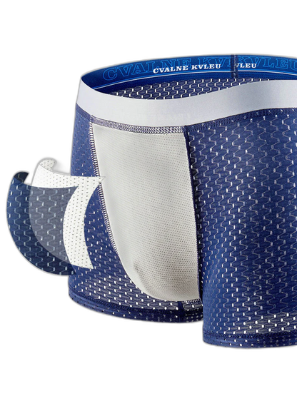 4 Pack Mesh Breathable Ice Silk Underwear Boxer