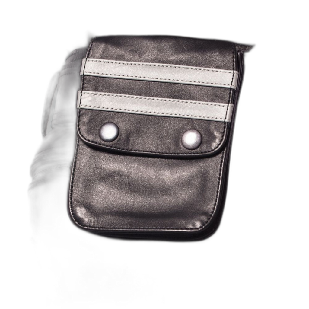 Prowler Red Leather Pouch Wallet Black Grey
