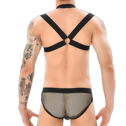 Erotic Mesh Harness + Underwear Outfit
