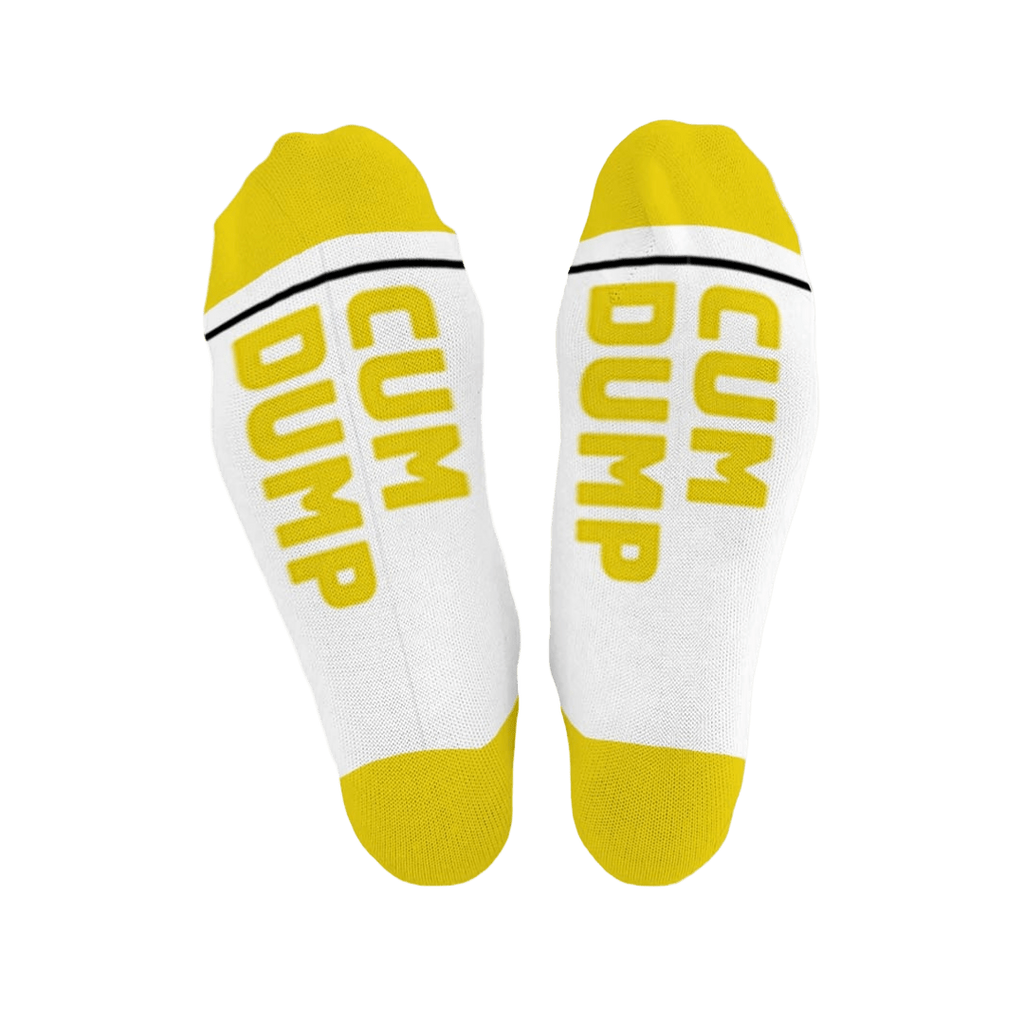 CUM DUMP Cotton Crew Socks mid-length