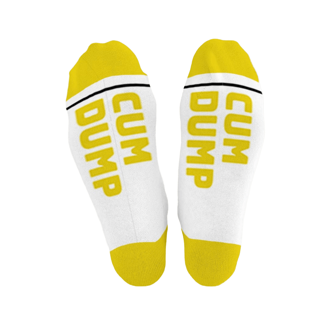 CUM DUMP Cotton Crew Socks mid-length