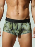 Men's Sexy Ink Floral Quick Dry Boxer Briefs